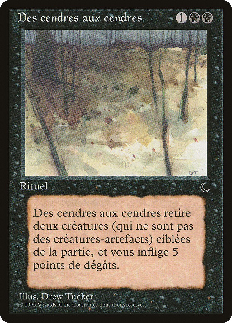 Ashes to Ashes (French) - "Des cendres aux cendres" [Renaissance] - Trinity Hobby