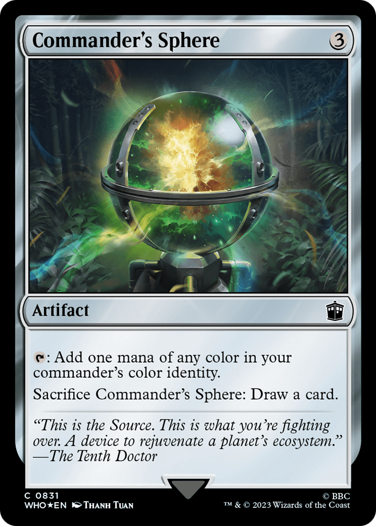 Commander's Sphere (Surge Foil) [Doctor Who] - Trinity Hobby
