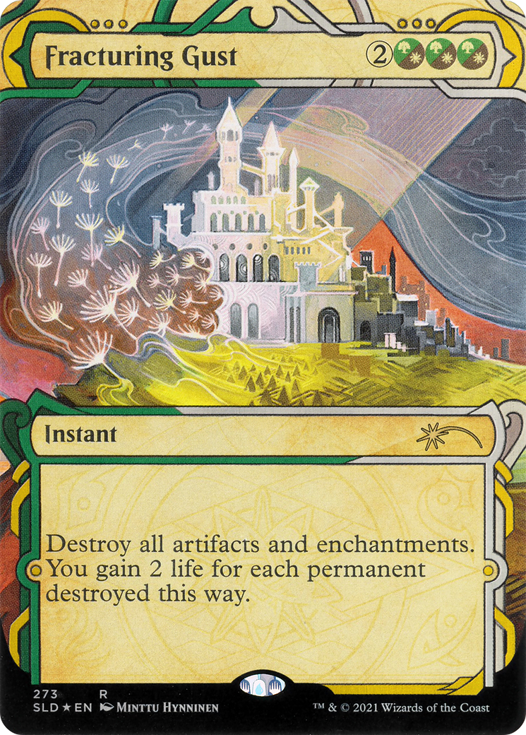 Fracturing Gust  [Foil]  (SLD-273) - [Secret Lair Drop]: (Showcase)