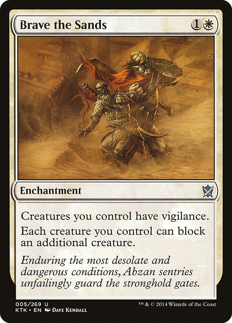 Brave the Sands [Khans of Tarkir] - Trinity Hobby