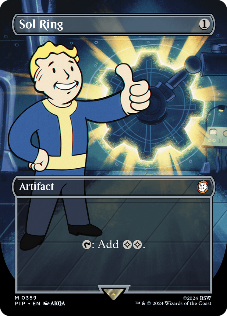 Sol Ring (Borderless) [Fallout] - Trinity Hobby