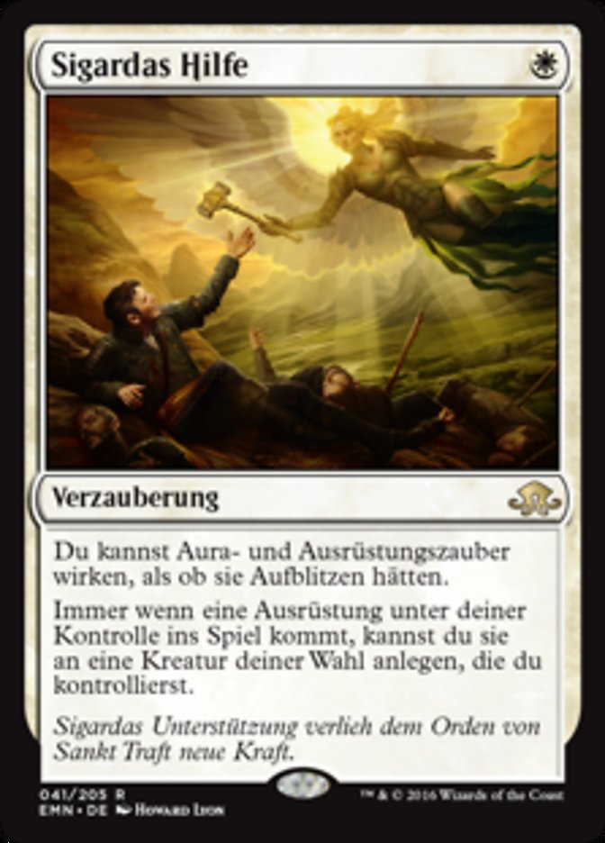 (GER) Sigarda's Aid [Eldritch Moon] (Foreign Language) - Trinity Hobby