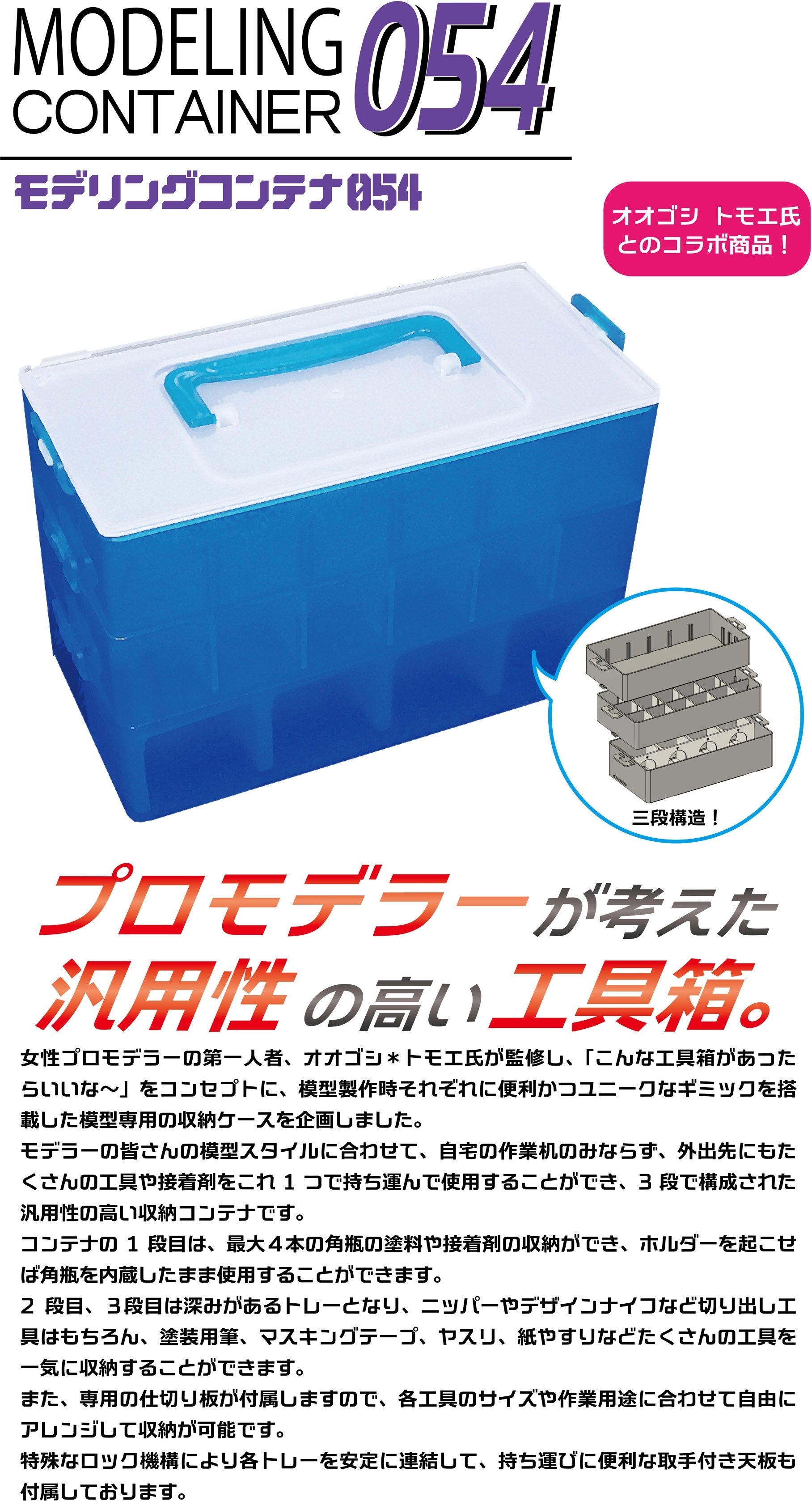 Modeling Container 054 (Aqua Blue) - Trinity Hobby