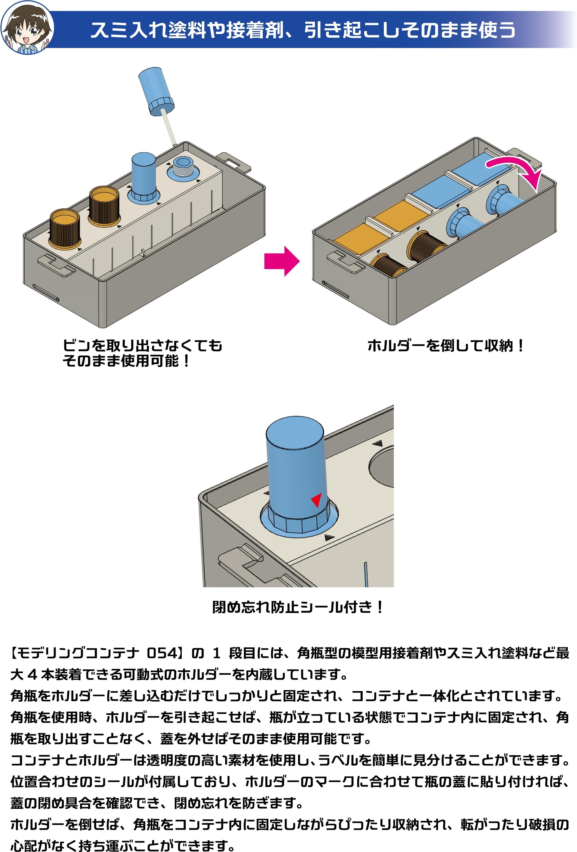 Modeling Container 054 (Aqua Blue) - Trinity Hobby