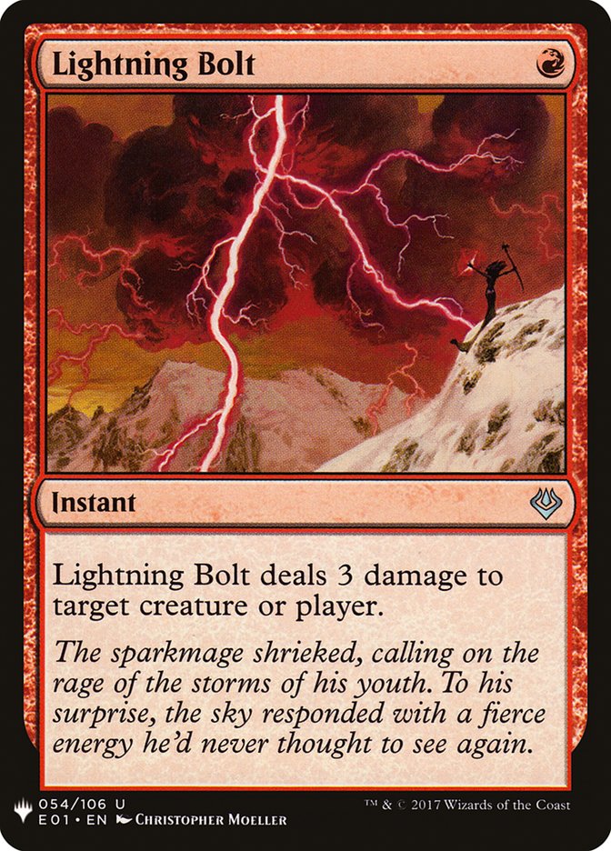 Lightning Bolt [Mystery Booster] - Trinity Hobby