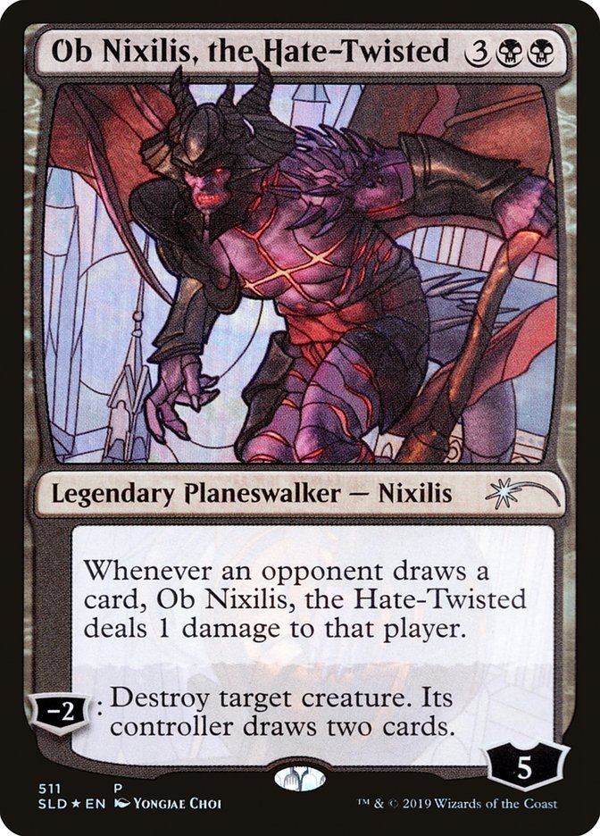 Ob Nixilis, the Hate-Twisted (Stained Glass) [Secret Lair Drop Promos] - Trinity Hobby