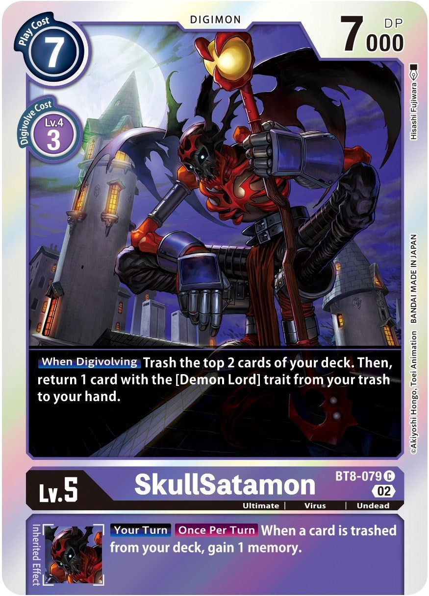 SkullSatamon [BT8-079] (Alternate Art) [Starter Deck: Beelzemon Advanced Deck Set] - Trinity Hobby