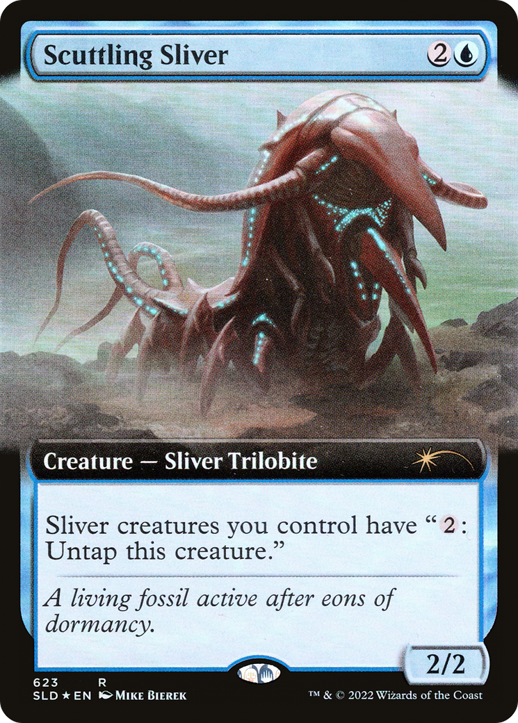 Scuttling Sliver (Extended Art) [Secret Lair Drop Promos] - Trinity Hobby