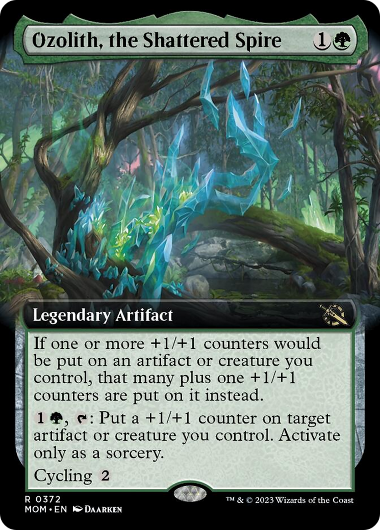 Ozolith, the Shattered Spire (Extended Art) [March of the Machine] - Trinity Hobby
