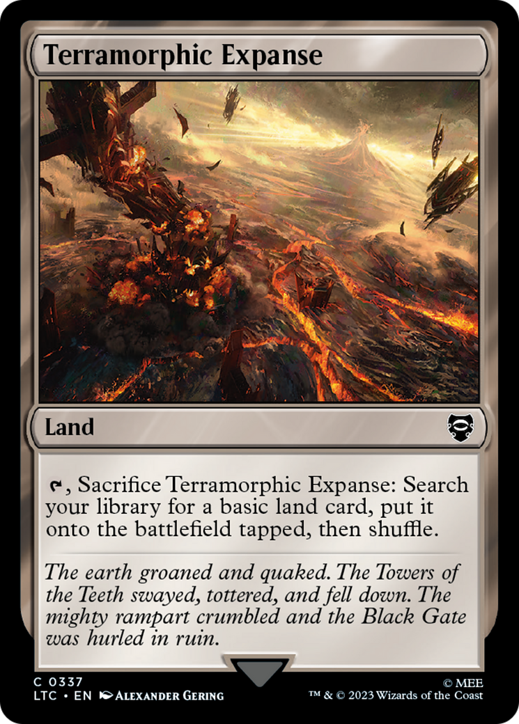 Terramorphic Expanse [The Lord of the Rings: Tales of Middle-Earth Commander] - Trinity Hobby