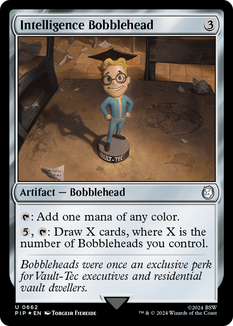 Intelligence Bobblehead (Surge Foil) [Fallout] - Trinity Hobby