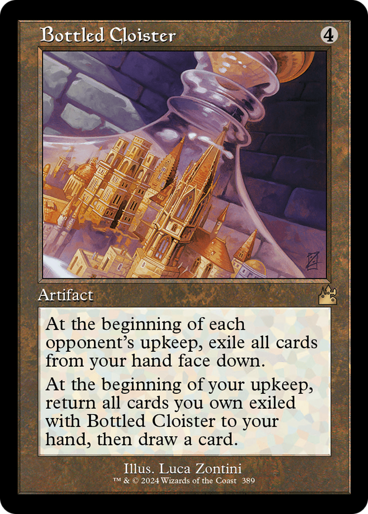 Bottled Cloister (Retro Frame) [Ravnica Remastered] - Trinity Hobby