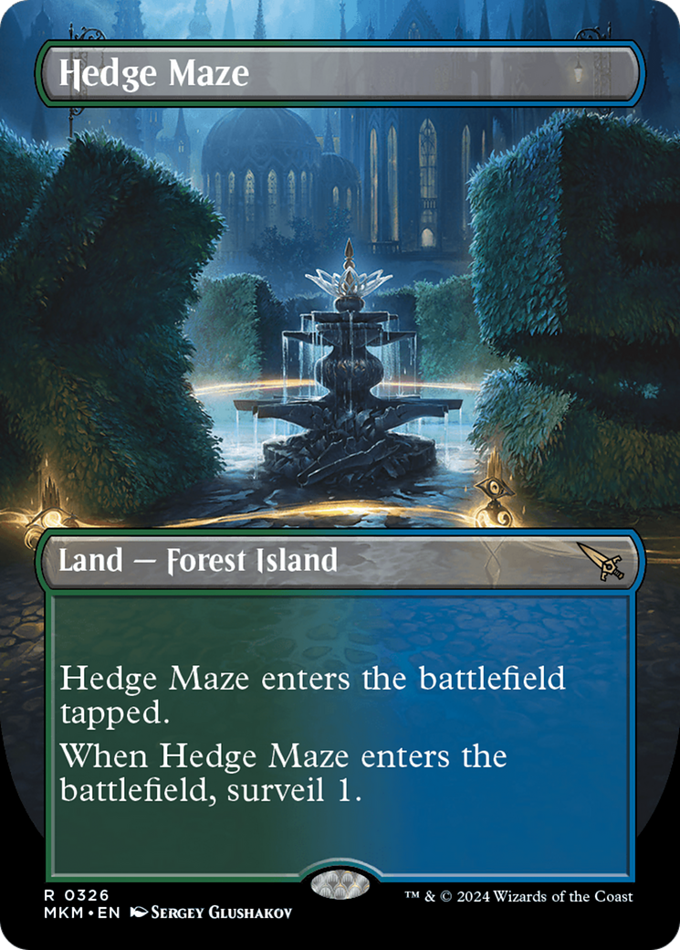 Hedge Maze (Borderless) [Murders at Karlov Manor] - Trinity Hobby
