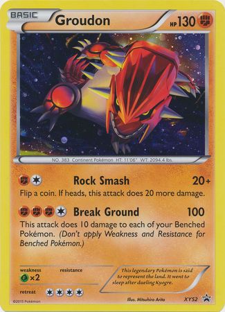 Groudon (XY52) (Jumbo Card) [XY: Black Star Promos] - Trinity Hobby