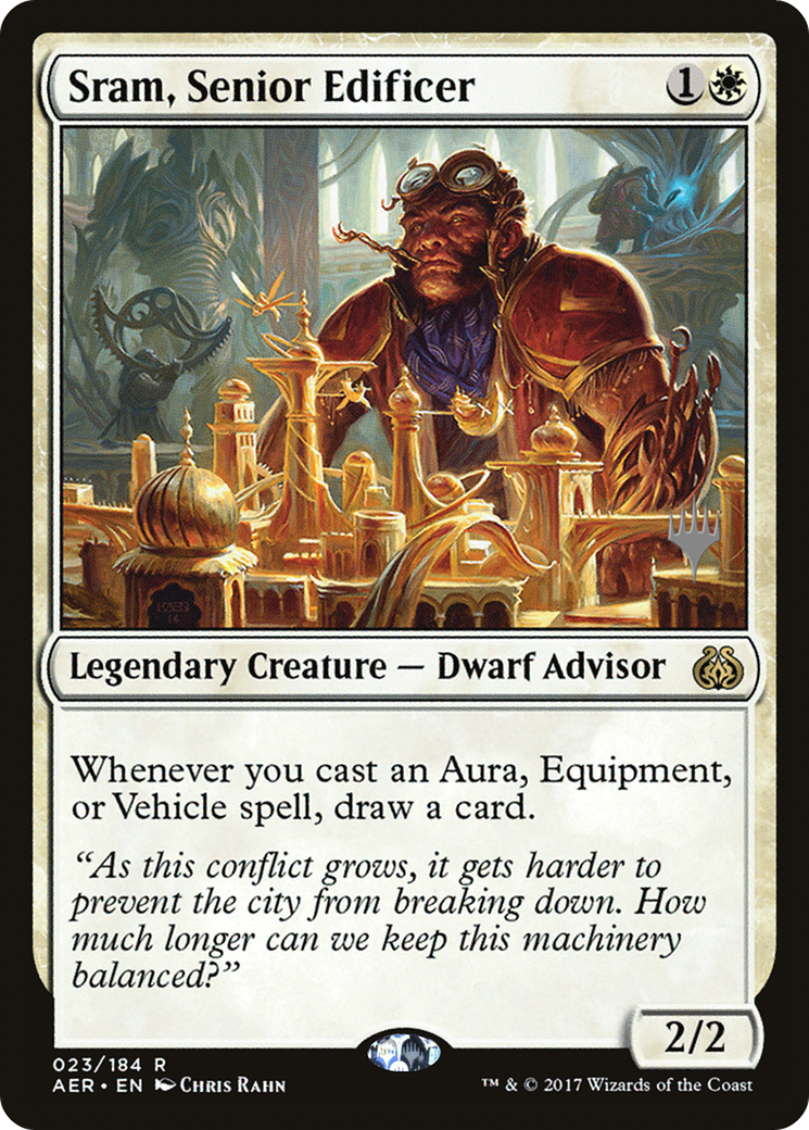 Sram, Senior Edificer [Aether Revolt Promos] - Trinity Hobby