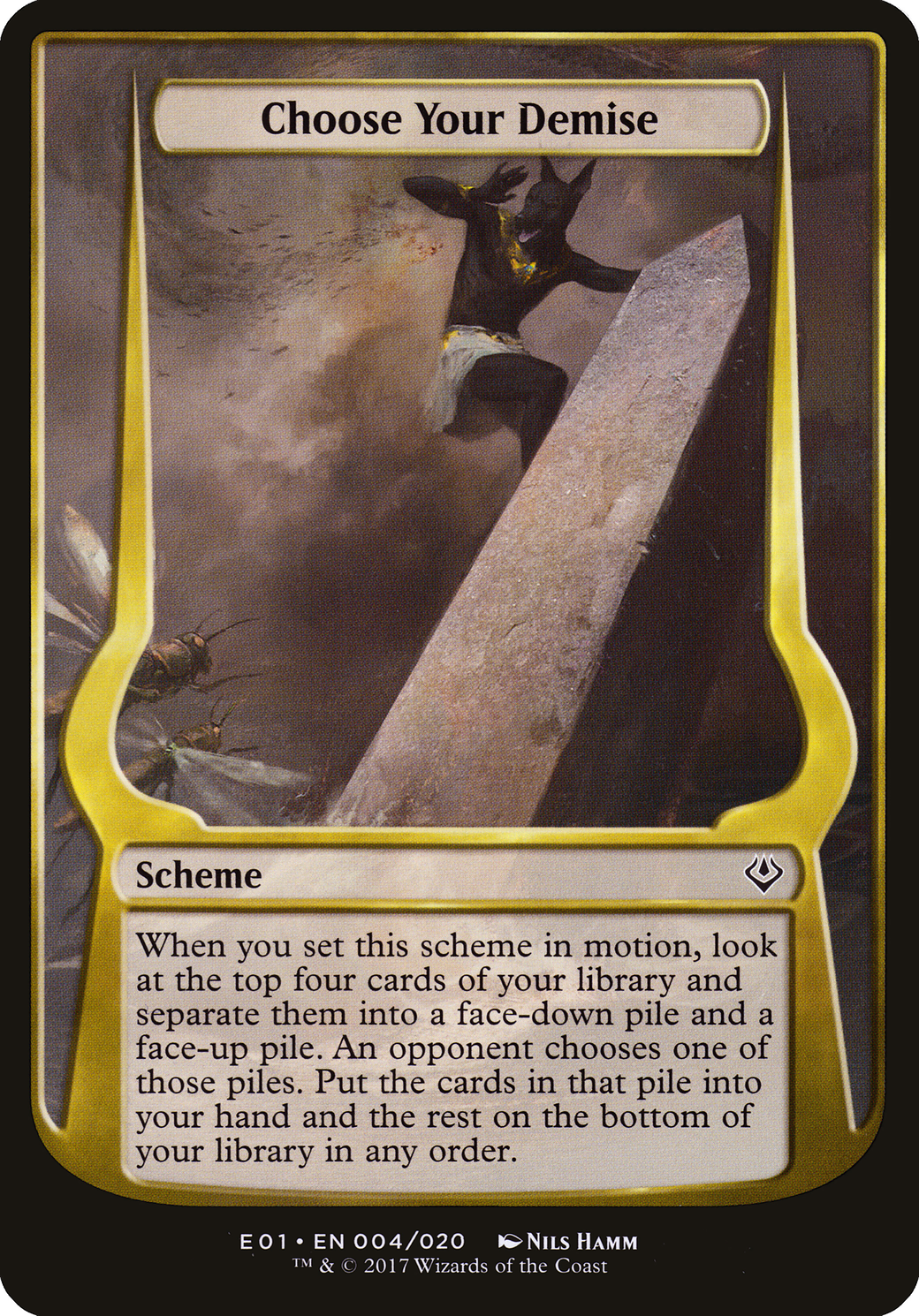 Choose Your Demise (Schemes) [Archenemy: Nicol Bolas Schemes] - Trinity Hobby