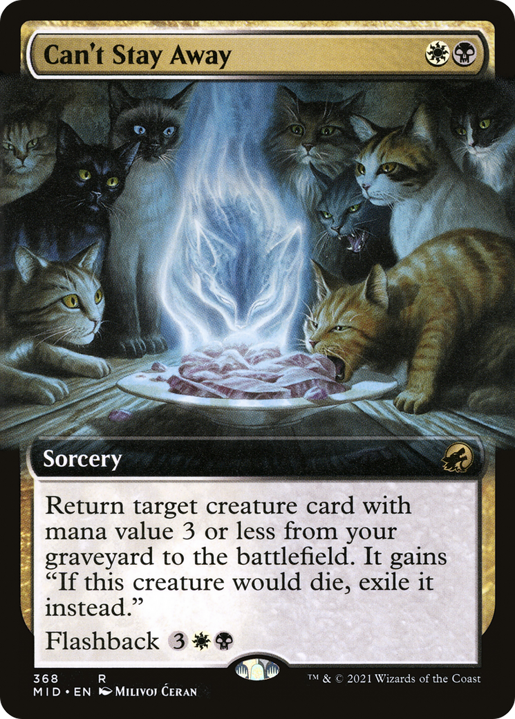 Can't Stay Away (Extended Art) [Innistrad: Midnight Hunt] - Trinity Hobby
