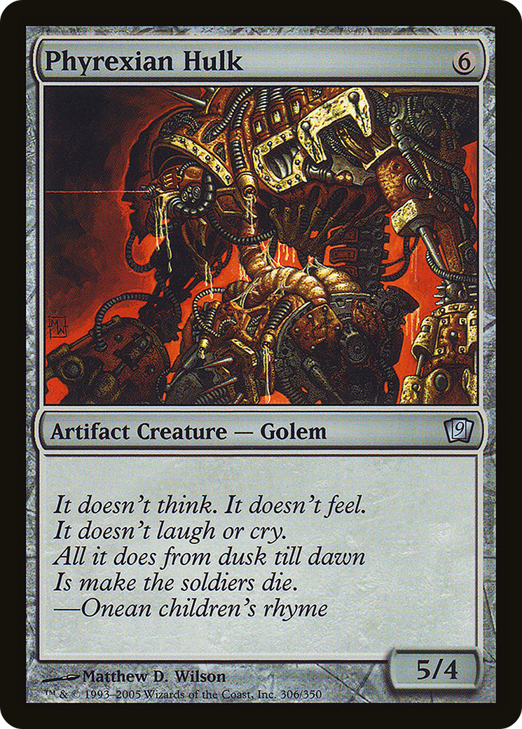 (RU) Phyrexian Hulk [Ninth Edition] (Foreign Language) - Trinity Hobby