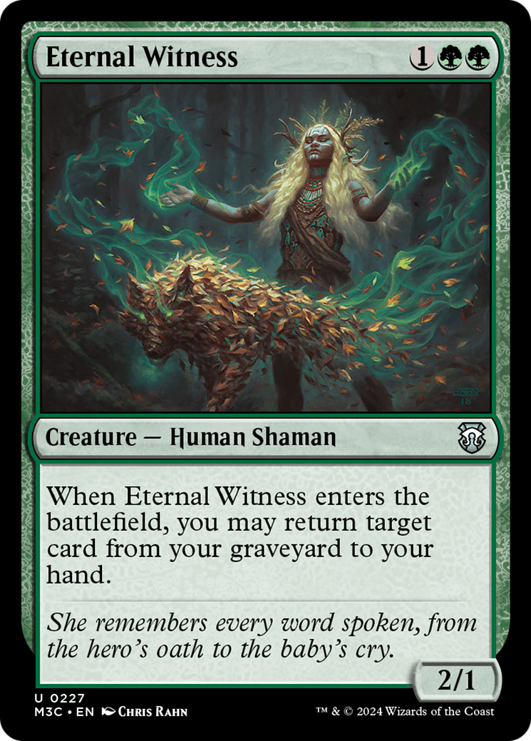Eternal Witness  [Foil]  (M3C-227) - [Modern Horizons 3 Commander] - Trinity Hobby