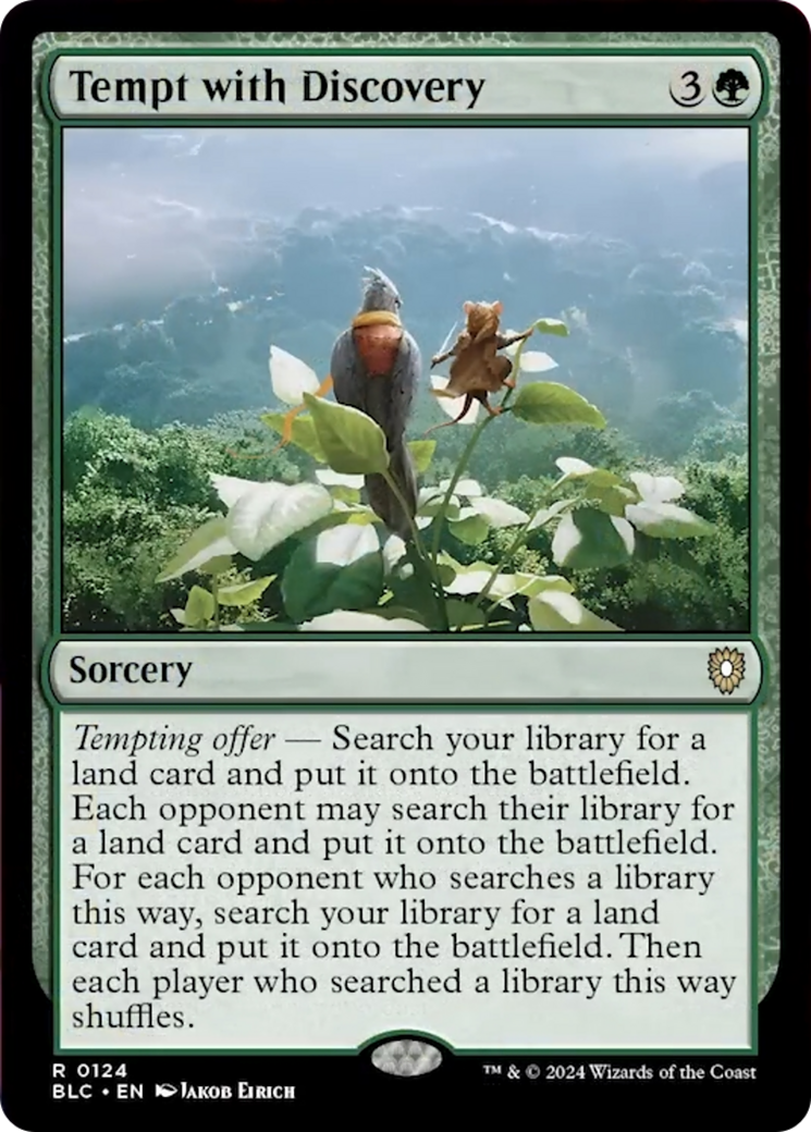 Tempt with Discovery [Bloomburrow Commander] - Trinity Hobby