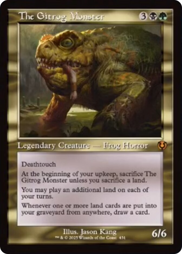 The Gitrog Monster (Retro Frame) [Innistrad Remastered] - Trinity Hobby