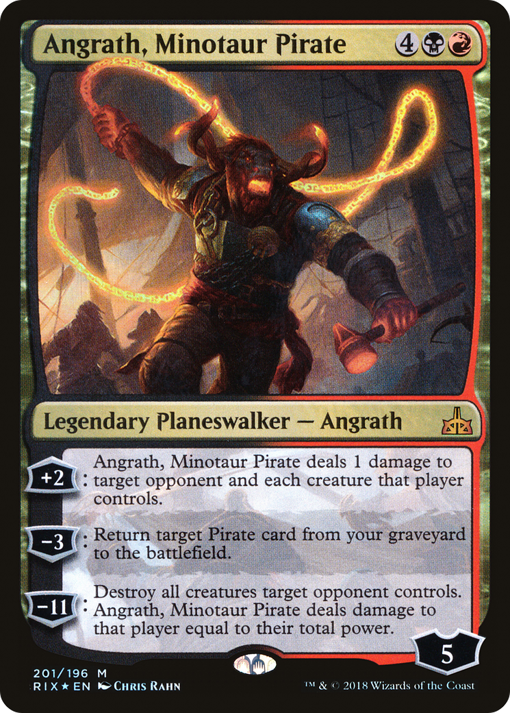 Angrath, Minotaur Pirate [Rivals of Ixalan] - Trinity Hobby