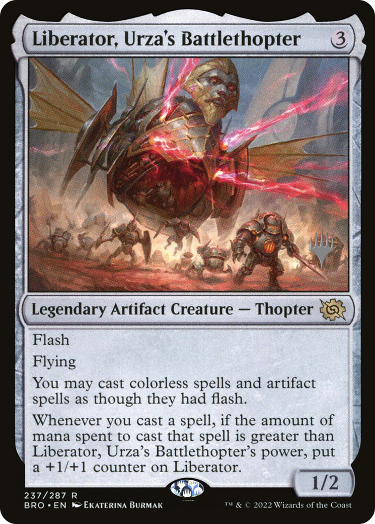 Liberator, Urza's Battlethopter (Promo Pack) [The Brothers' War Promos] - Trinity Hobby