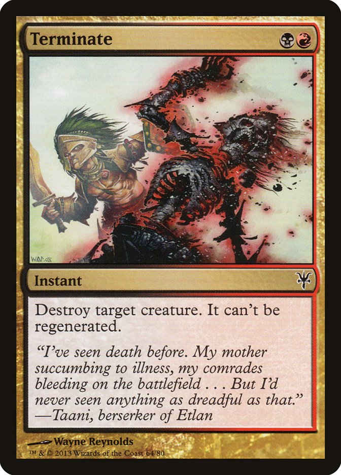Terminate [Duel Decks: Sorin vs. Tibalt] - Trinity Hobby