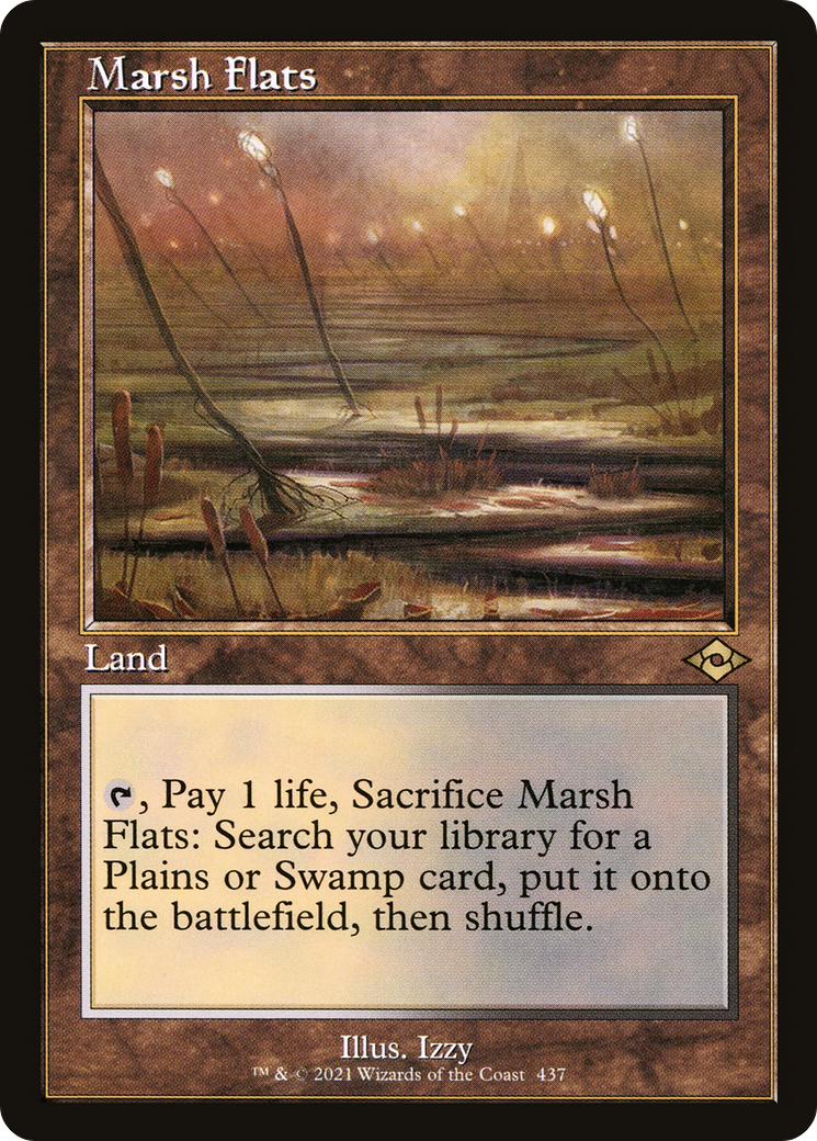 Marsh Flats [Etched Foil]  (MH2-437) - [Modern Horizons 2] - Trinity Hobby
