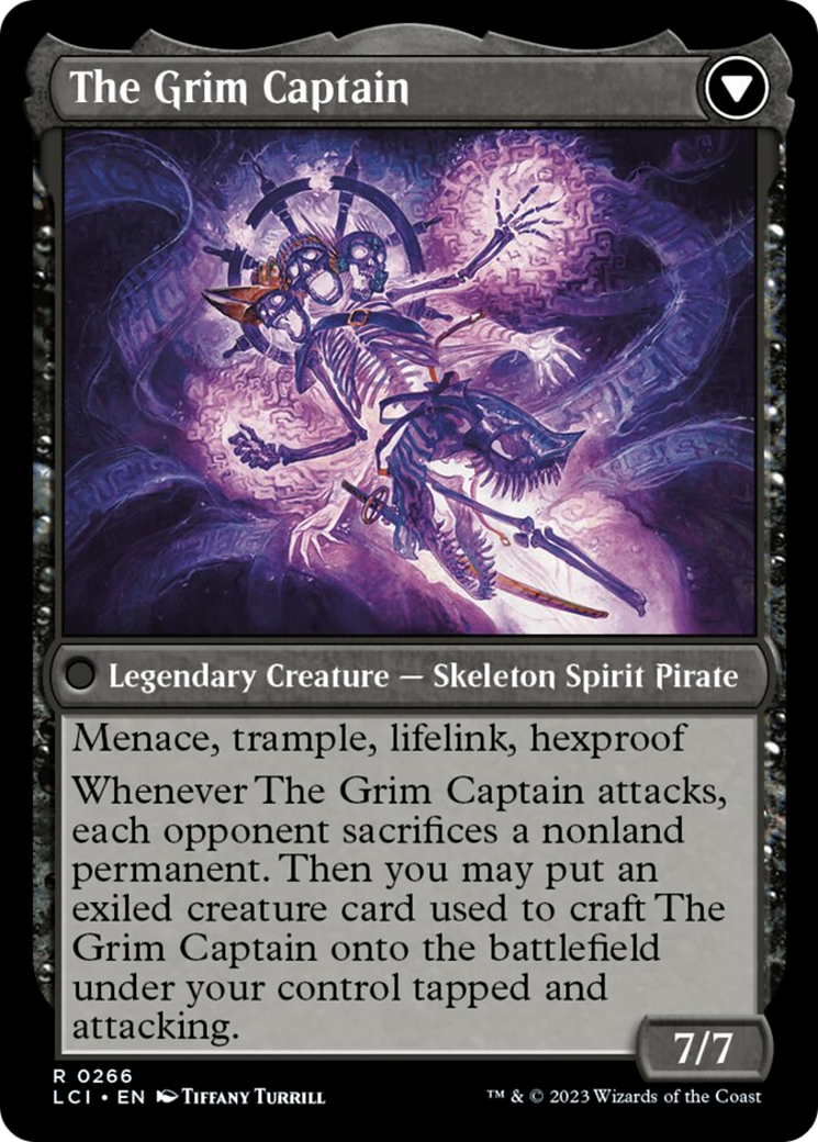Throne of the Grim Captain // The Grim Captain [The Lost Caverns of Ixalan] - Trinity Hobby