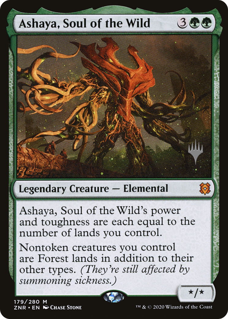 Ashaya, Soul of the Wild (Promo Pack) [Zendikar Rising Promos] - Trinity Hobby