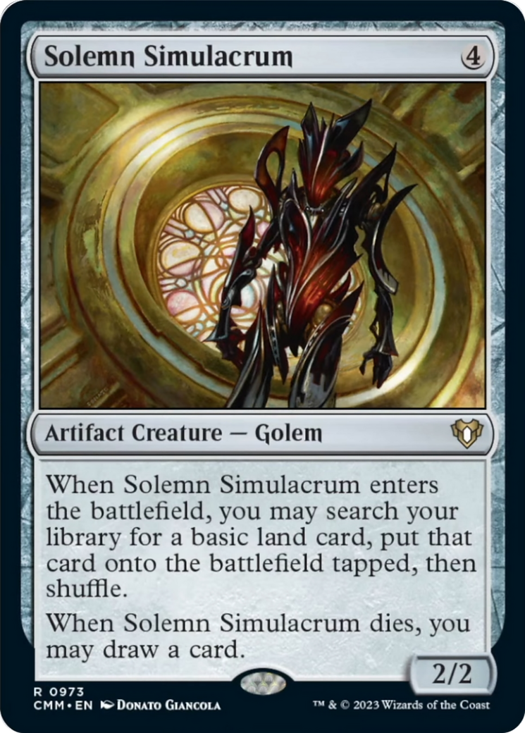Solemn Simulacrum [Commander Masters] - Trinity Hobby