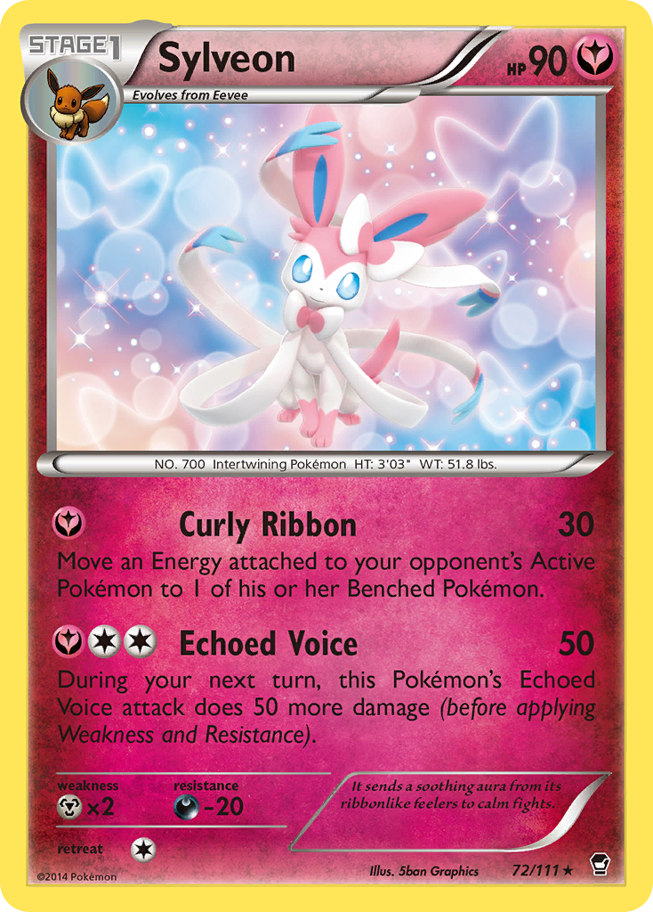 Sylveon (72/111) [XY: Furious Fists] - Trinity Hobby