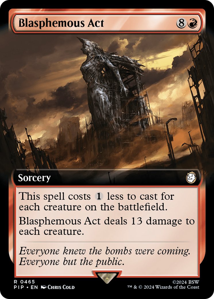 Blasphemous Act (Extended Art) [Fallout] - Trinity Hobby