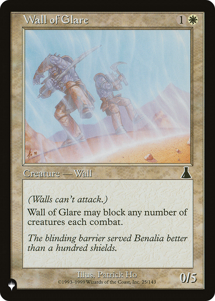 Wall of Glare [The List] - Trinity Hobby