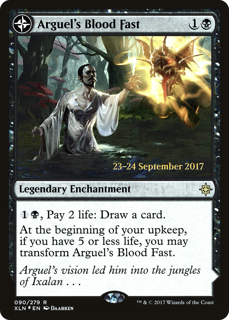 Arguel's Blood Fast // Temple of Aclazotz [Ixalan Prerelease Promos] - Trinity Hobby