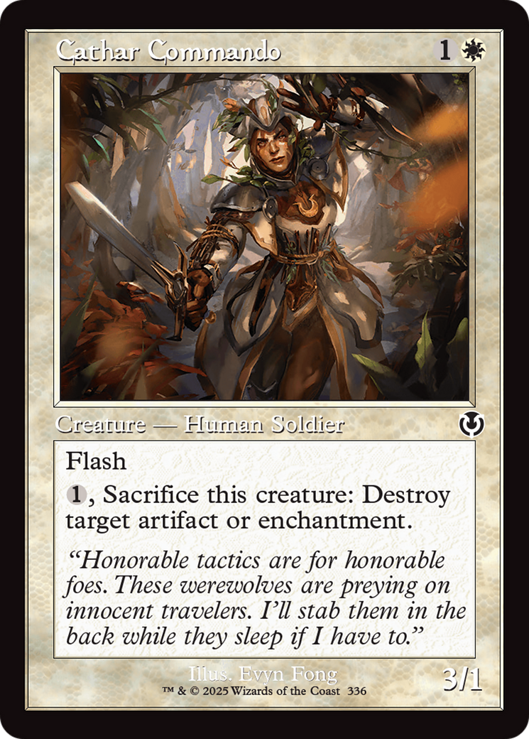 Cathar Commando (Retro Frame) [Innistrad Remastered] - Trinity Hobby