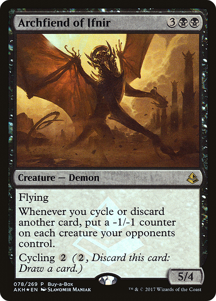 Archfiend of Ifnir (Buy-A-Box) [Amonkhet Promos] - Trinity Hobby