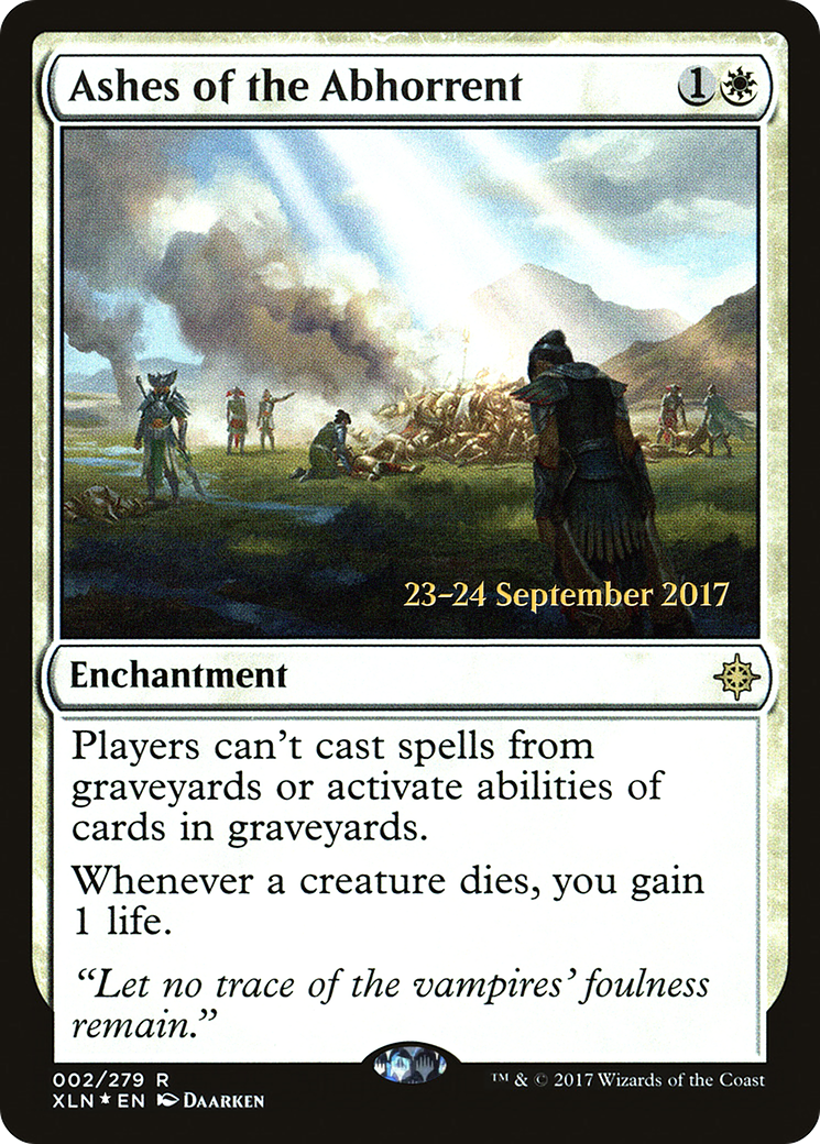Ashes of the Abhorrent [Ixalan Prerelease Promos] - Trinity Hobby