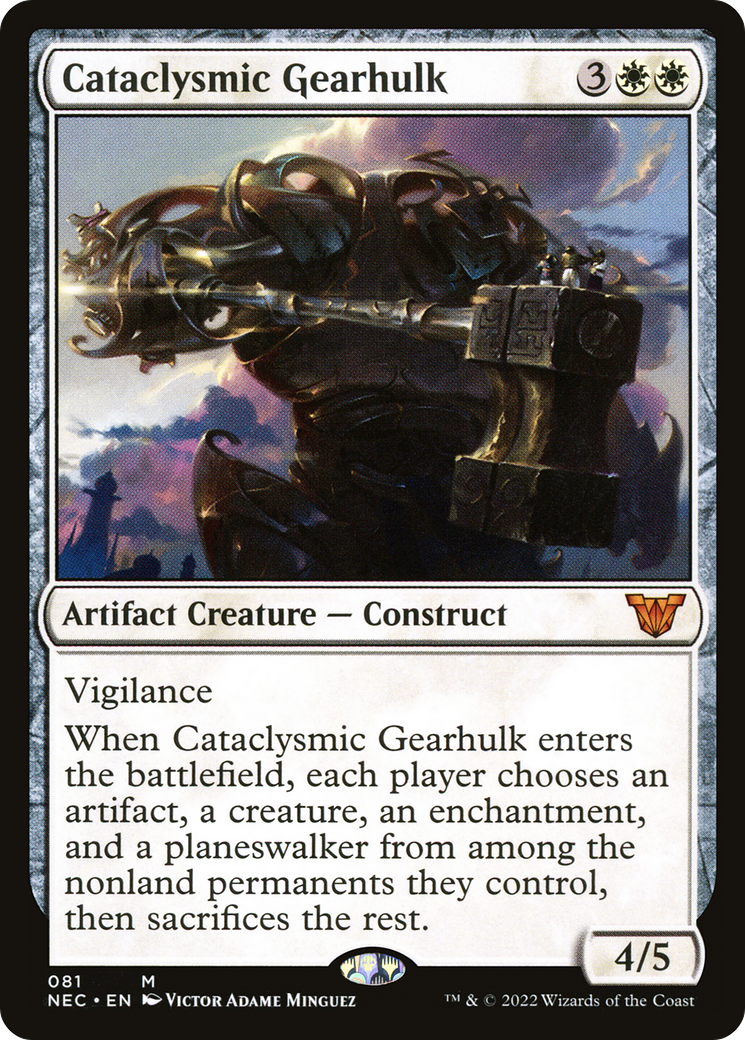 Cataclysmic Gearhulk [Kamigawa: Neon Dynasty Commander] - Trinity Hobby