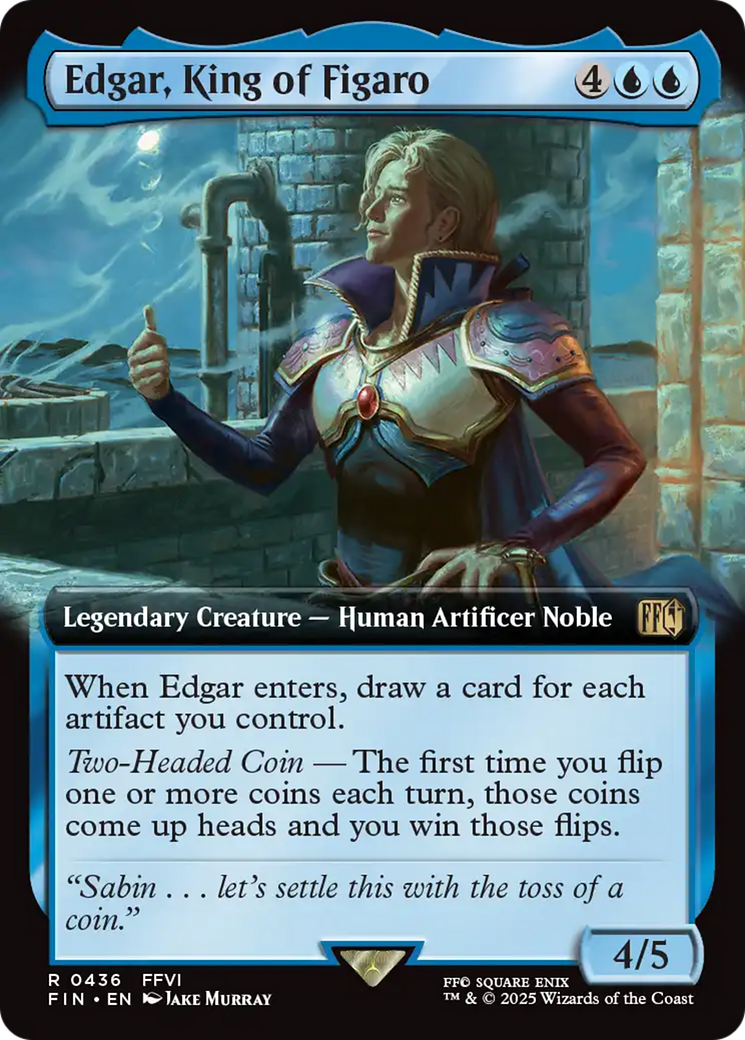 Edgar, King of Figaro  (FIN-436) - [FINAL FANTASY]: (Extended Art)