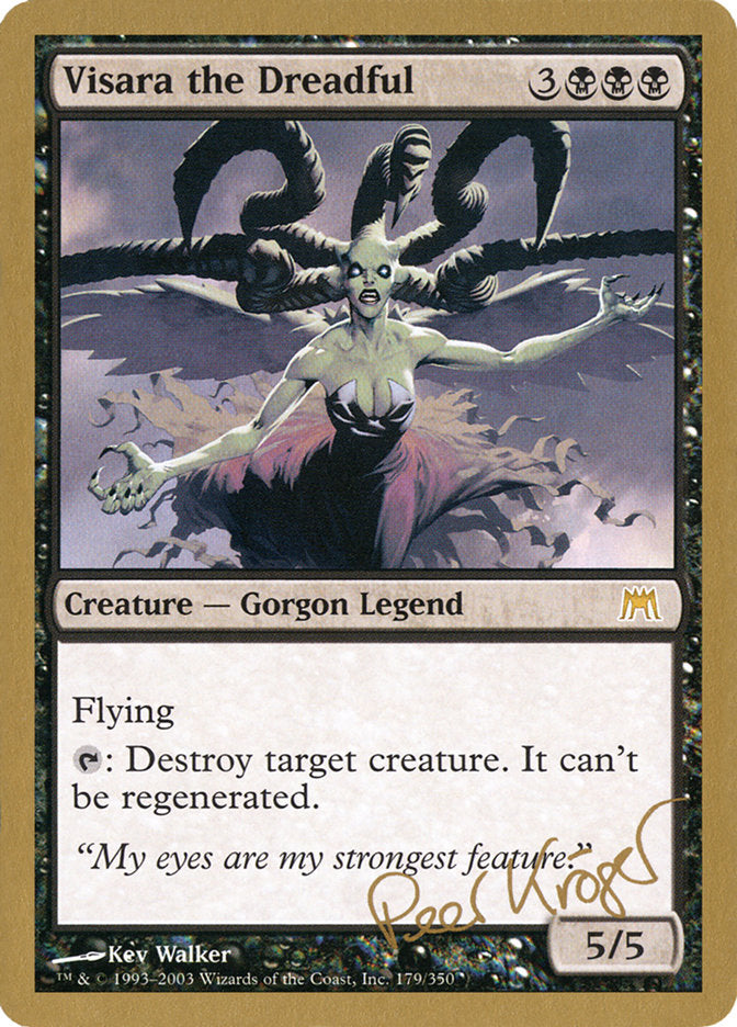 Visara the Dreadful (Peer Kroger) [World Championship Decks 2003] - Trinity Hobby