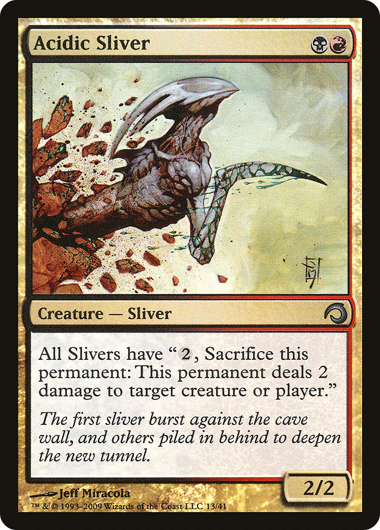 Acidic Sliver [Premium Deck Series: Slivers] - Trinity Hobby