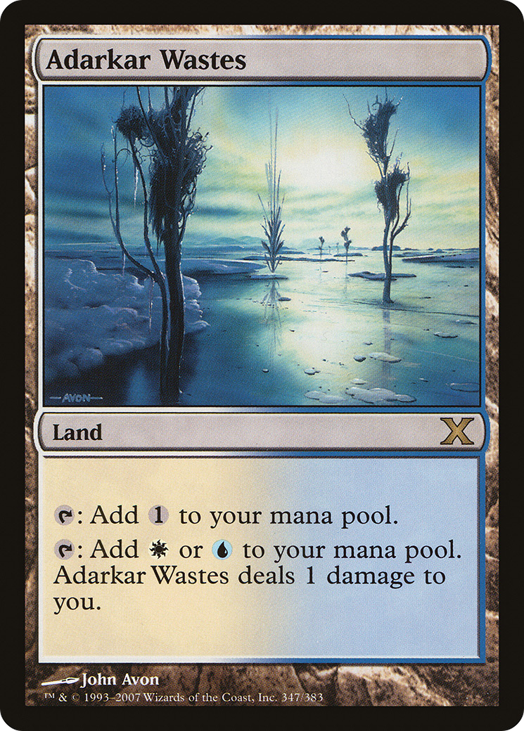 Adarkar Wastes [Tenth Edition] - Trinity Hobby