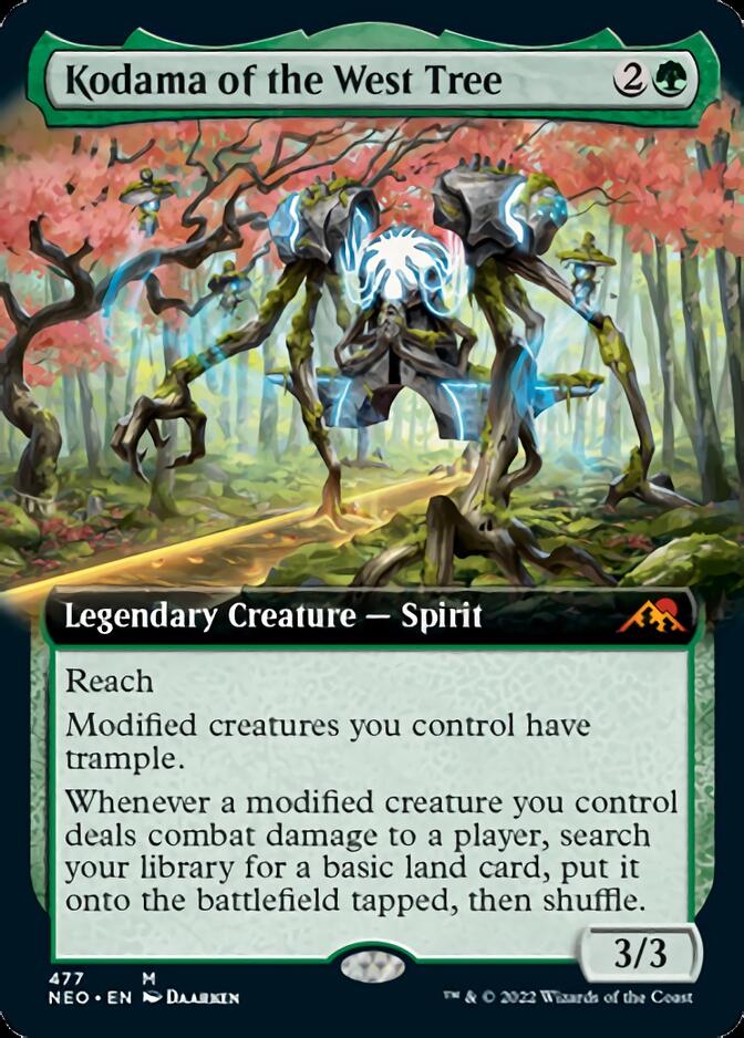 Kodama of the West Tree (Extended Art) [Kamigawa: Neon Dynasty] - Trinity Hobby