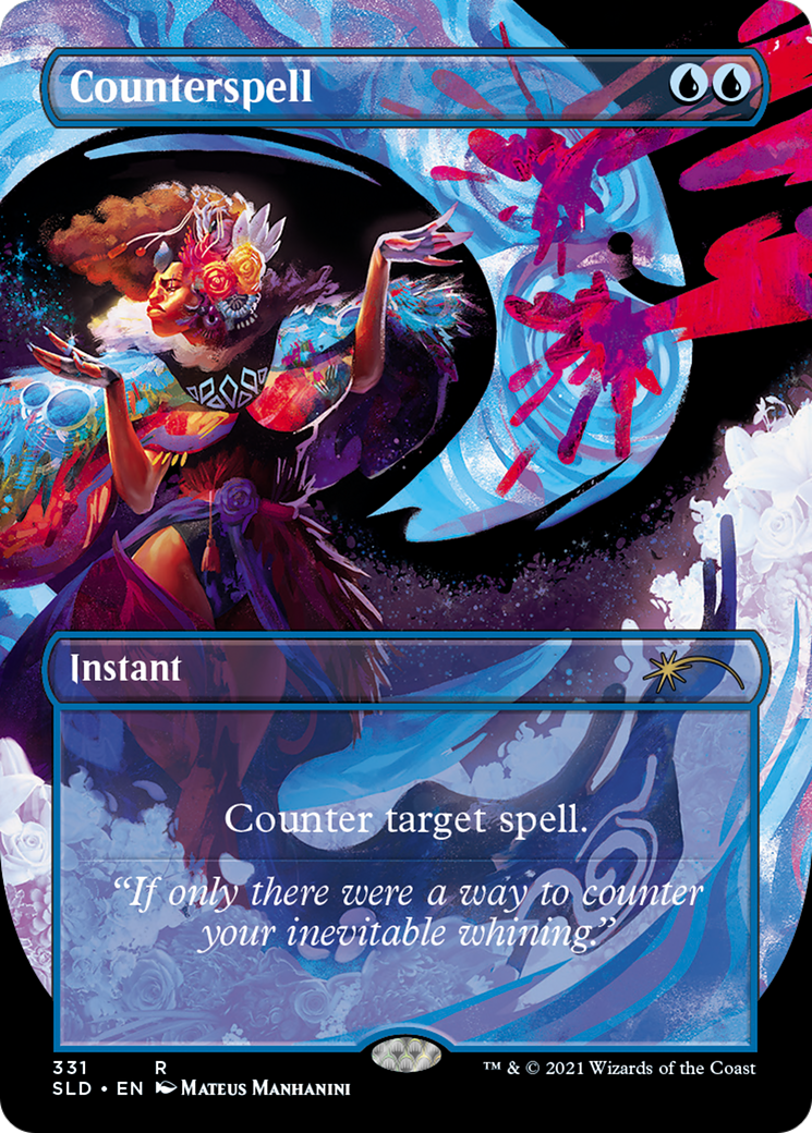 Counterspell (Borderless) [Secret Lair Drop Series] - Trinity Hobby