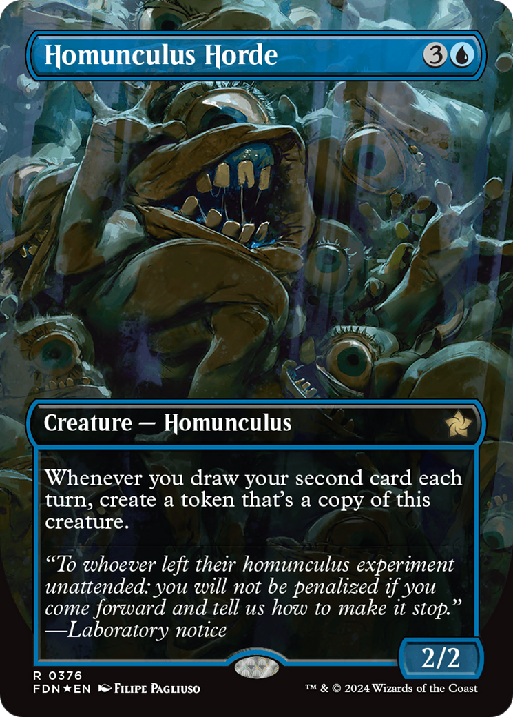 Homunculus Horde (Borderless) (Mana Foil) [Foundations] - Trinity Hobby
