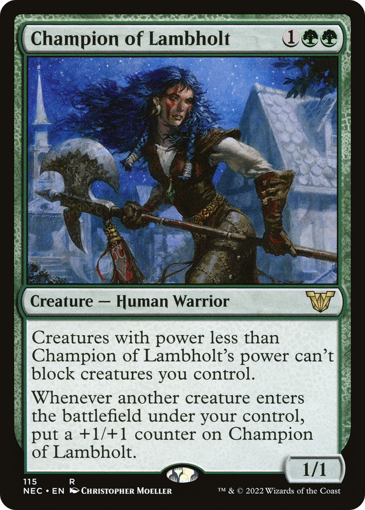Champion of Lambholt [Kamigawa: Neon Dynasty Commander] - Trinity Hobby