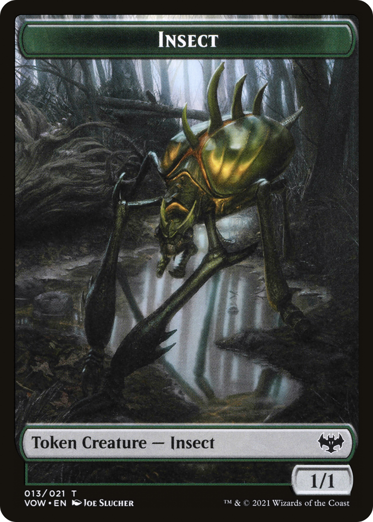 Insect  [Foil]  (VOW-013) - [Innistrad: Crimson Vow Tokens] - Trinity Hobby