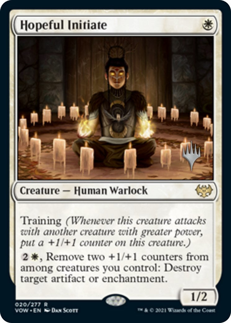 Hopeful Initiate (Promo Pack) [Innistrad: Crimson Vow Promos] - Trinity Hobby